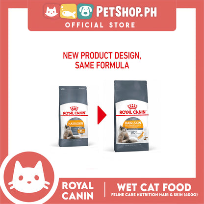 Royal Canin Hair and Skin Care (400g) Adult Dry Cat Food - Feline Care Nutrition