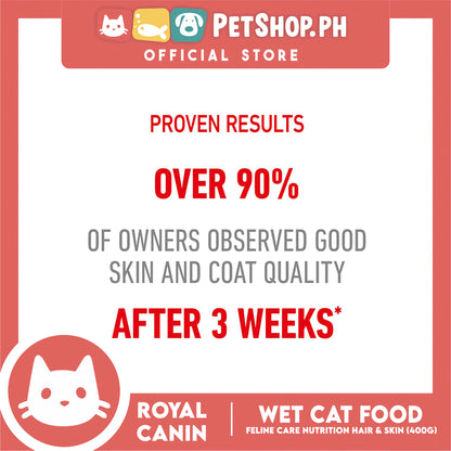 Royal Canin Hair and Skin Care (400g) Adult Dry Cat Food - Feline Care Nutrition