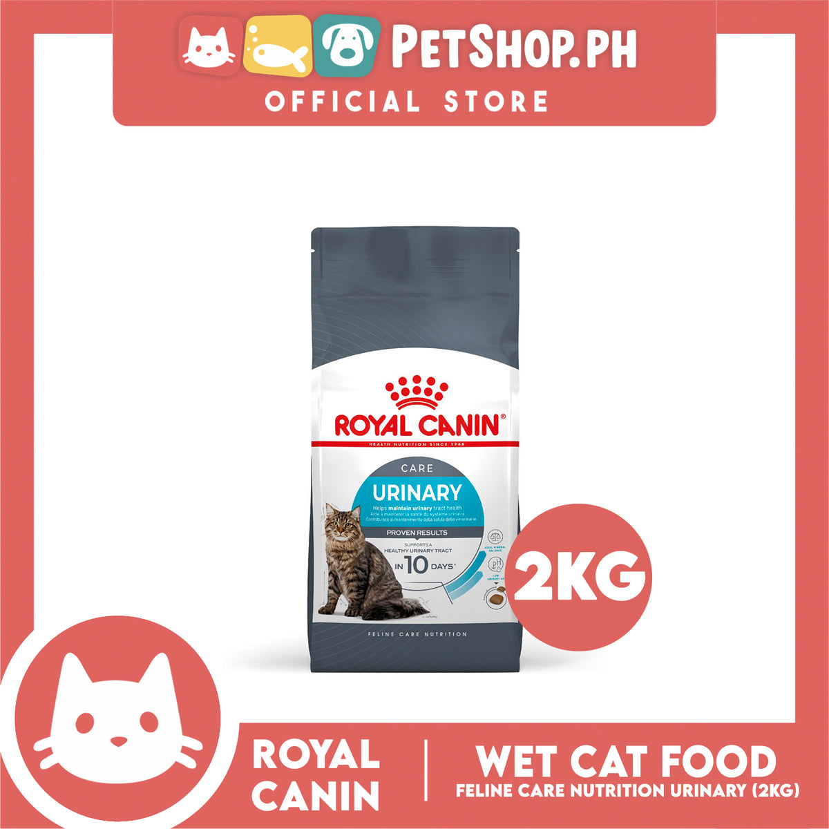 Royal Canin Urinary Care (2kg) Adult Dry Cat Food - Feline Care Nutrition
