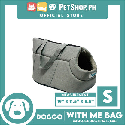 Doggo With Me Bag, Dog Travel Bag Washable (Small)