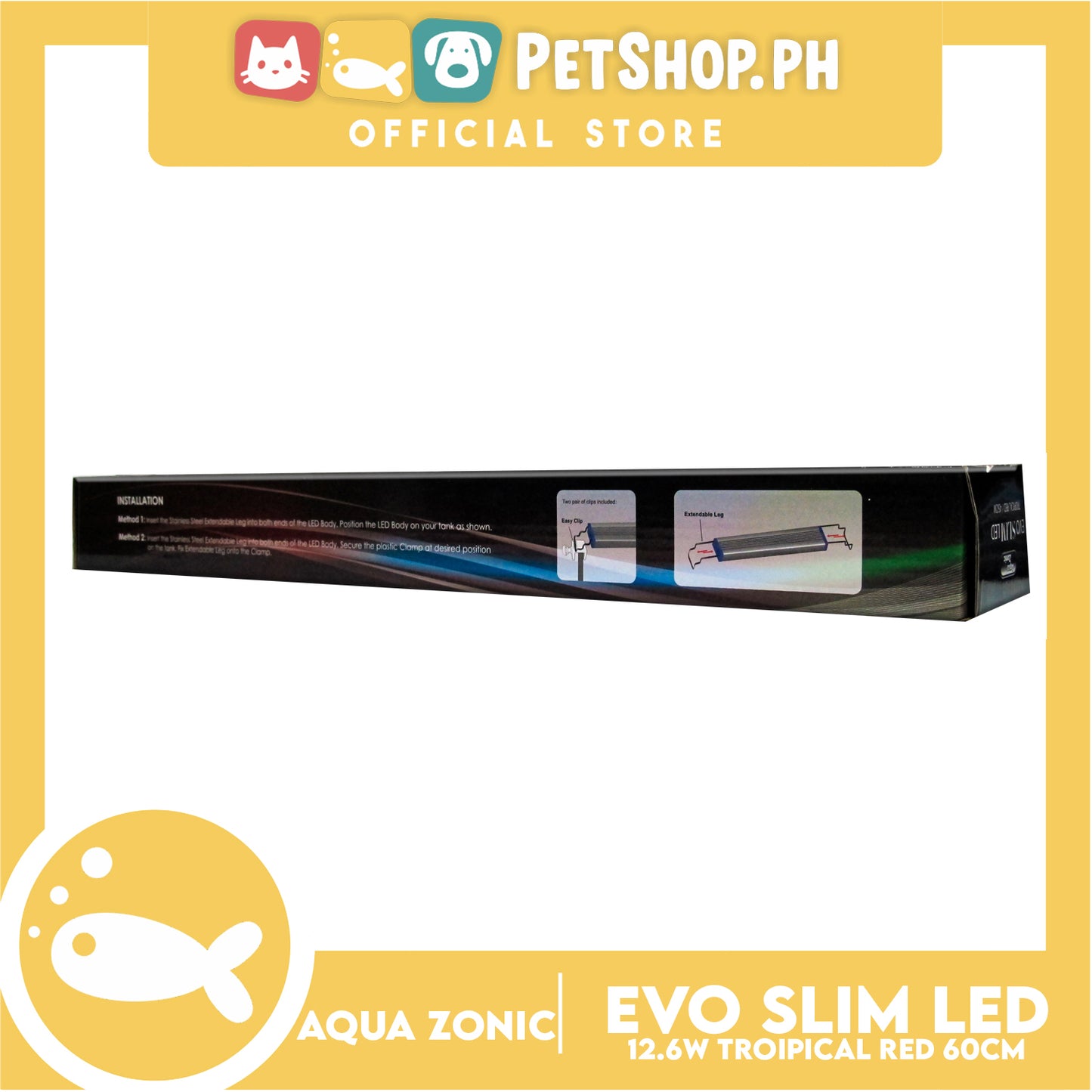 Aqua Zonic Evo Slim Led 12.6w 60cm