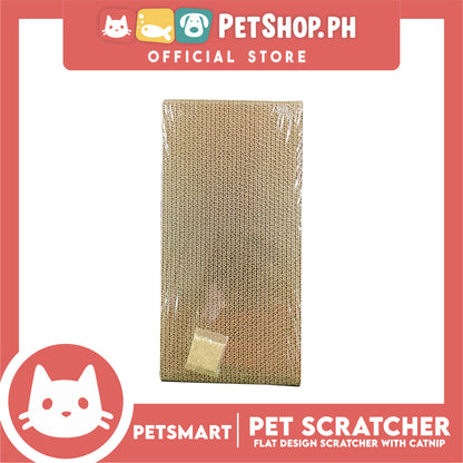 Cat Scratcher Toy Flat Design with Catnip 42cm x 20cm