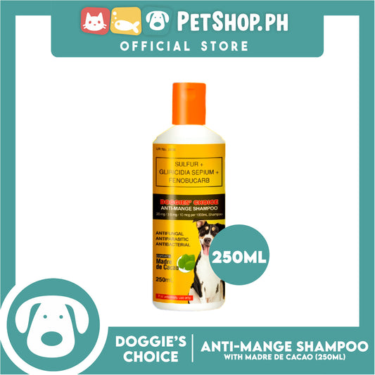 Doggies' Choice Anti-Mange Dog Shampoo with Madre de Cacao 250ml