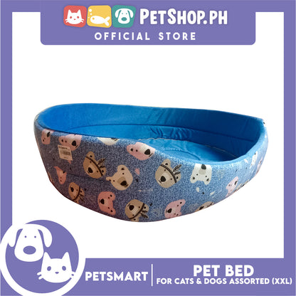 Pet Bed Soft and Comfortable Sleeping XXL (Assorted Colors and Designs) for Cats and Dogs
