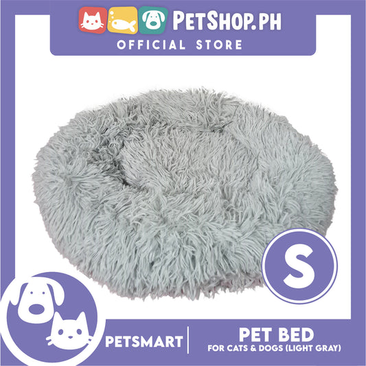 Pet Bed for Cats and Dogs (Light Gray Color) Small Size 42cm x 35cm x 8cm
