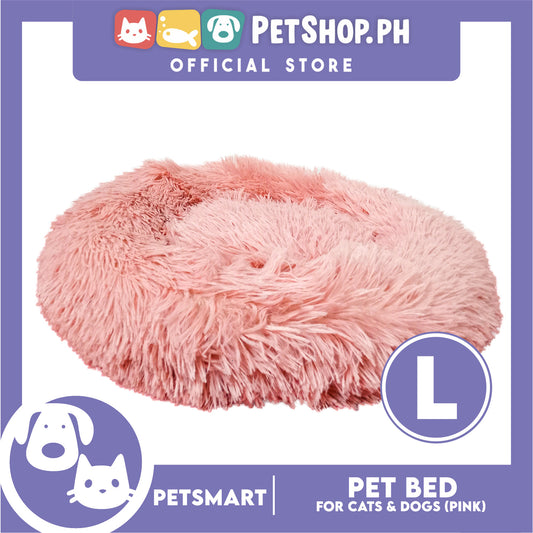 Pet Bed for Cats and Dogs (Pink Color) Large Size 63cm x 46cm x 8cm