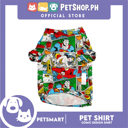 Pet Shirt Comic Design, Large Size (DG-CTN210L)