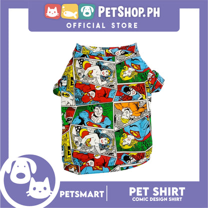 Pet Shirt Comic Design, XL Size (DG-CTN210XL)