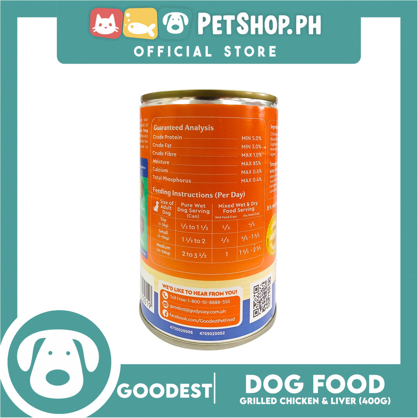 Goodest Chunks in Gravy (Grilled Chicken and Liver) Dog Wet Food 400 grams