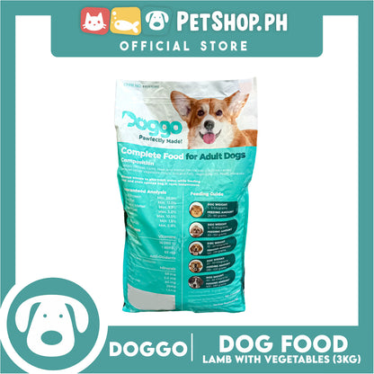 Doggo Lamb with Vegetables Dry Dog Food (3kg)