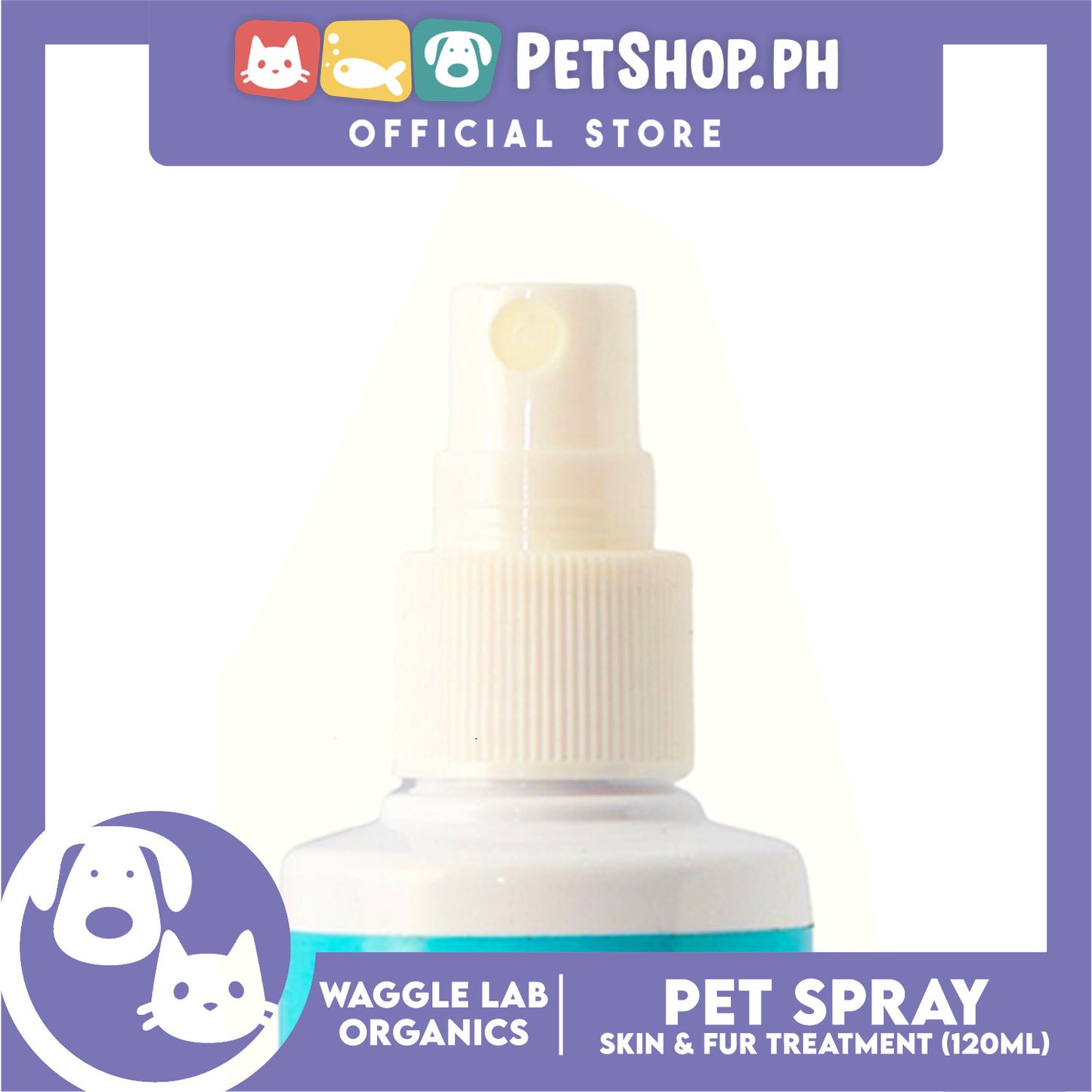 Waggle Lab Organics Skin and Fur Treatment Spray 120ml