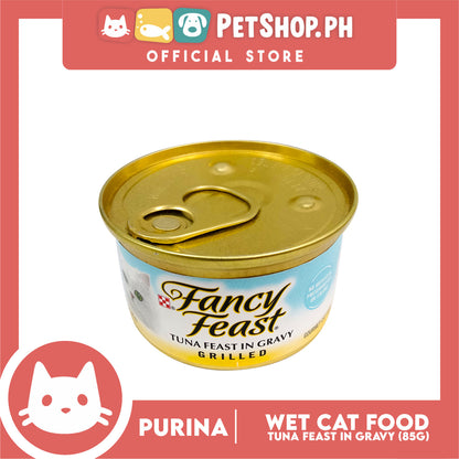 Purina Fancy Feast Grilled Tuna in Gravy Adult Wet Cat Food In Can 85g