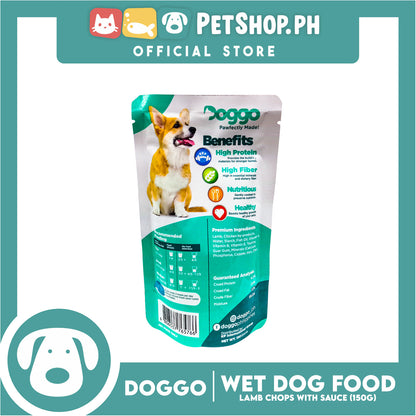 Doggo Lamb Chops with Sauce Wet Dog Food 150g