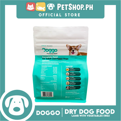 Doggo Lamb with Vegetable Dry Dog Food 1kg