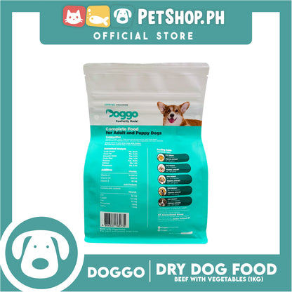 Doggo Beef with Vegetable Dry Dog Food 1kg