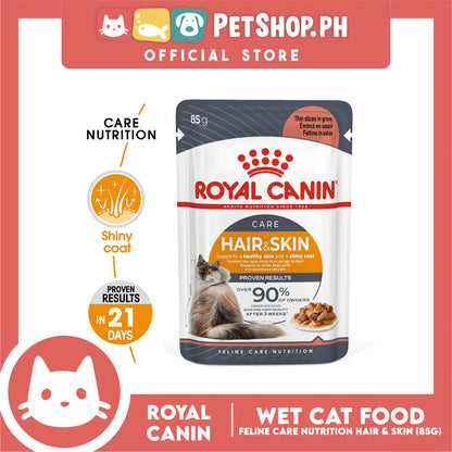 Royal Canin Hair and Skin Care 85g Adult Wet Cat Food - Feline Care Nutrition