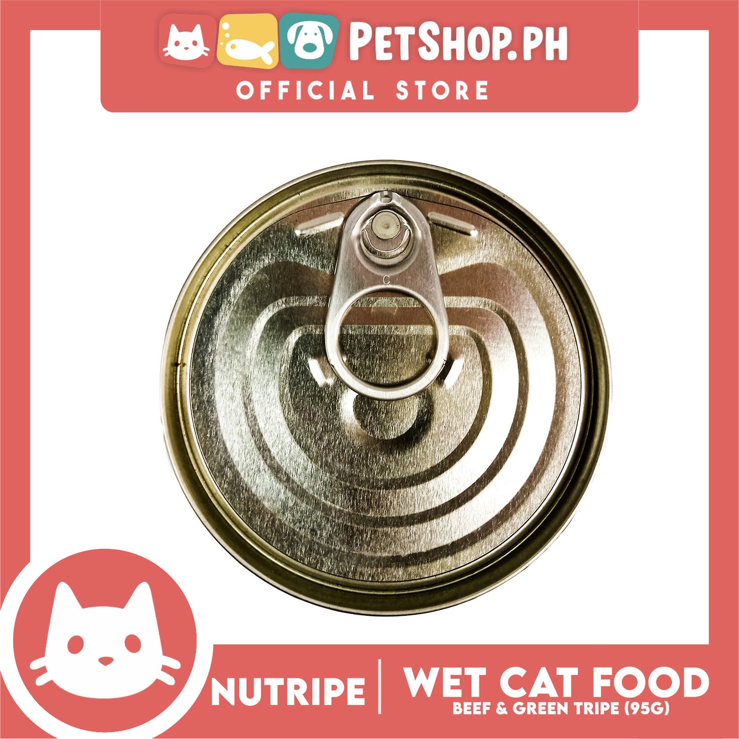 Nutripe Beef and Green Tripe Pure (Gum-free) 95g Cat Wet Food for All Life Stages