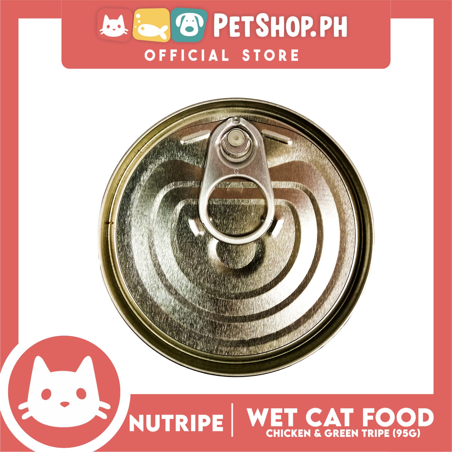 Nutripe Chicken and Green Tripe Pure (Gum-free) 95g Cat Wet Food for All Life Stages