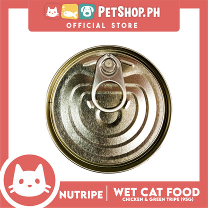 Nutripe Chicken and Green Tripe Pure (Gum-free) 95g Cat Wet Food for All Life Stages