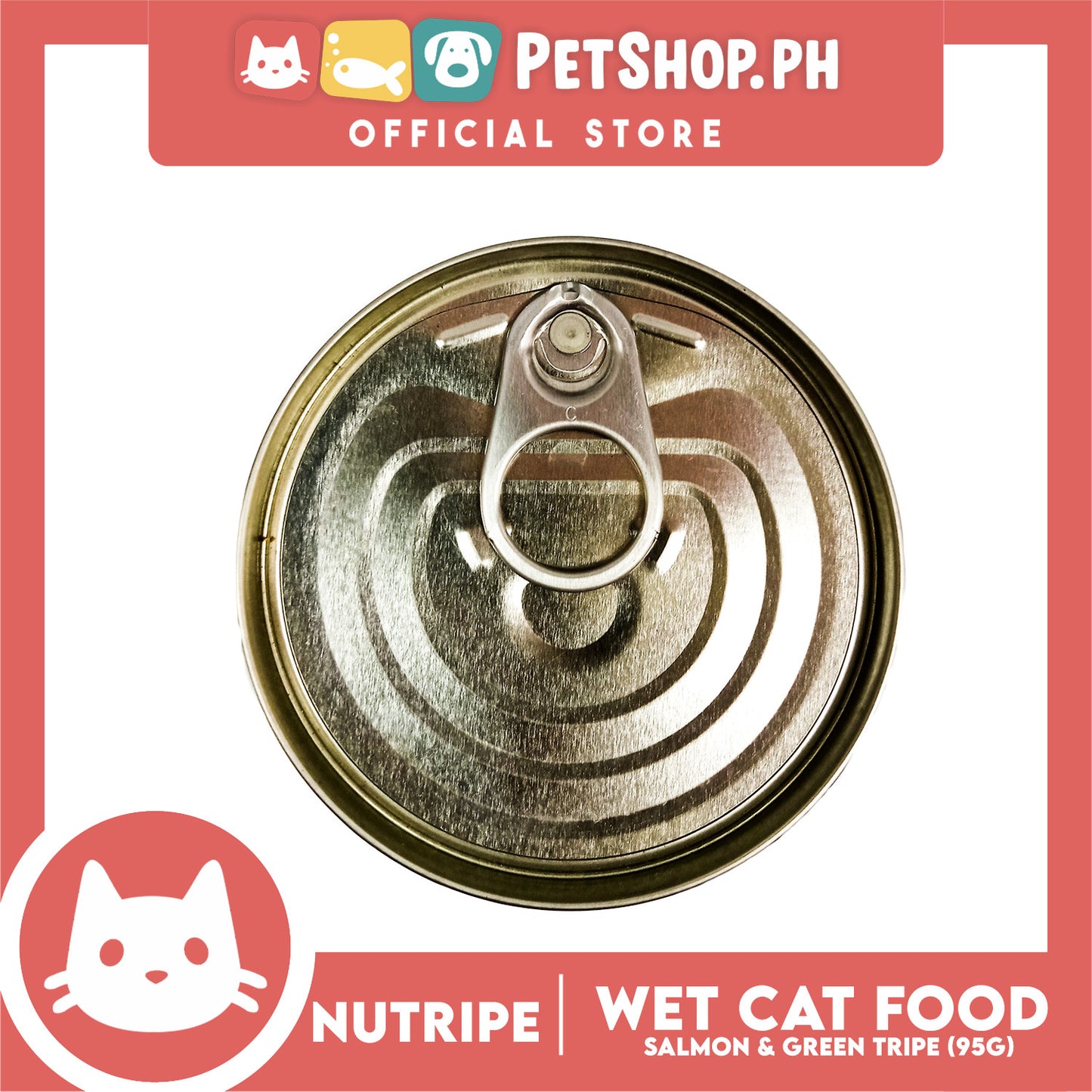 Nutripe Salmon and Green Tripe Pure (Gum-free) 95g Cat Wet Food for All Life Stages