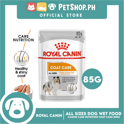 Royal Canin Coat Care Loaf (85g) Adult Wet Dog Food - Canine Care Nutrition