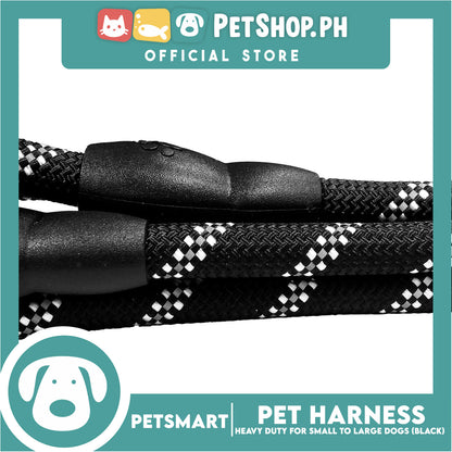 Pet Leash Heavy Duty for Small to Large Dogs (Black) 120cm XS