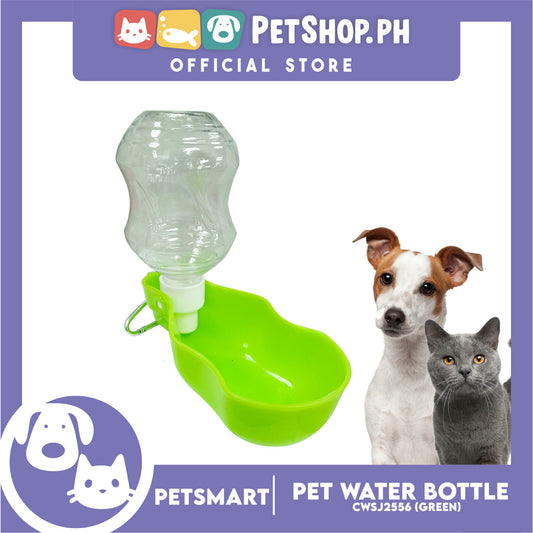 Pet Portable Drinking Cup Bottle Water Dispenser for Dogs Foldable CWSJ2556 (Green)
