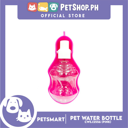 Pet Portable Drinking Cup Bottle Water Dispenser for Dogs Foldable CWSJ2556 (Pink)