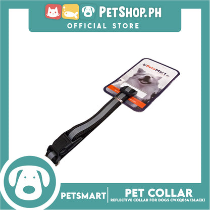Pet Collar Reflective For Dogs (Black) with Bell CWXQ054