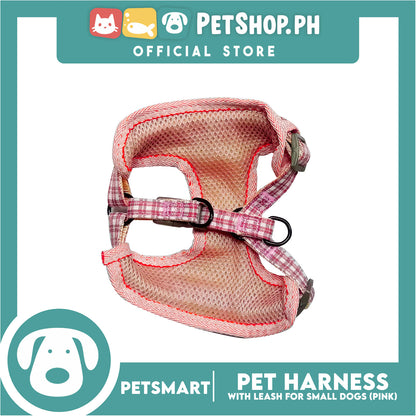 Pet Harness with Leash for Small Dogs (Pink) QYS2202