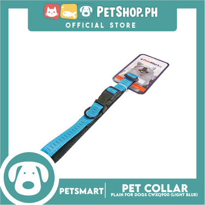Pet Dog Collar Adjustable Buckle (Light Blue) CWXQ900