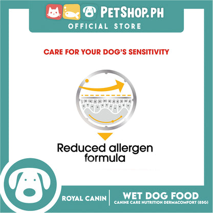 Royal Canin Dermacomfort Loaf (85g) Adult Wet Dog Food - Canine Care Nutrition