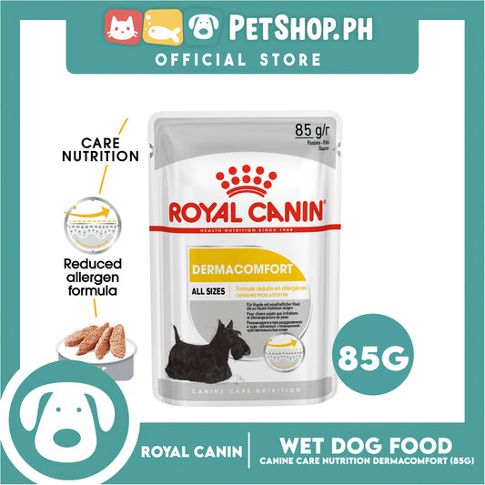 Royal Canin Dermacomfort Loaf (85g) Adult Wet Dog Food - Canine Care Nutrition