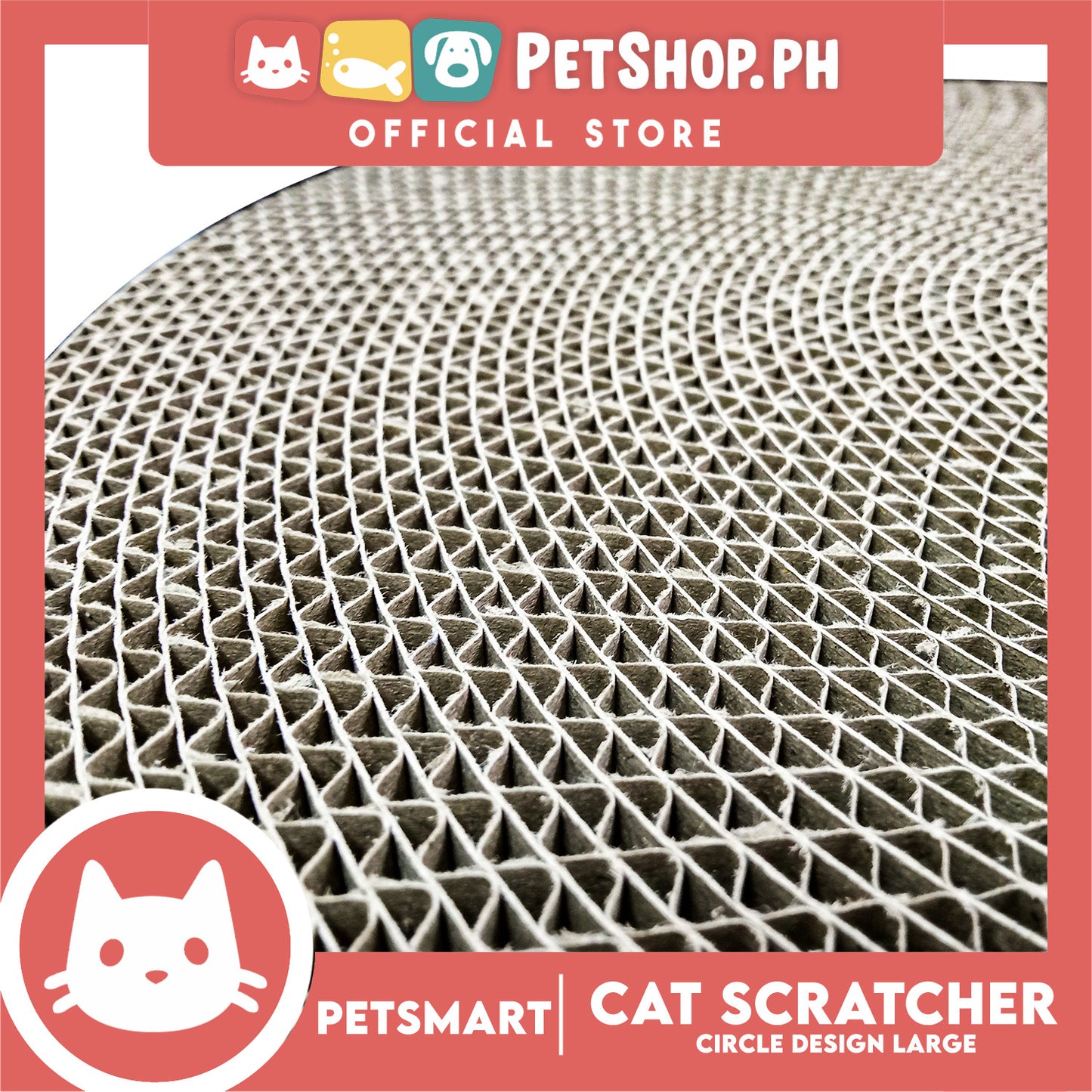 Pet Cat Scratching Bowl-Shaped Corrugated Paper with Free Catnip (Large)