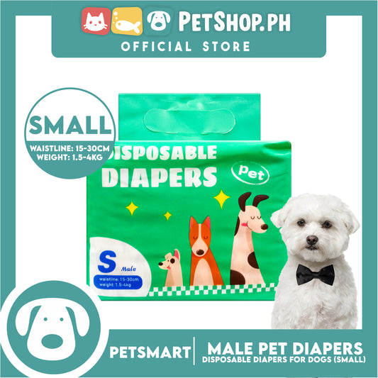 Disposable Pet Diapers for Male Dogs 1.5-4kg (Small)