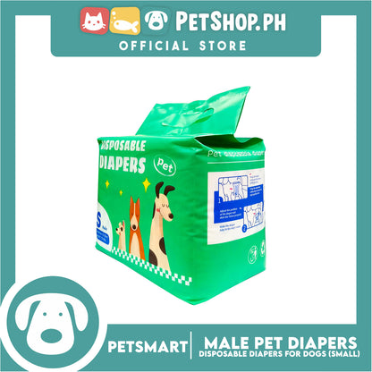 Disposable Pet Diapers for Male Dogs 1.5-4kg (Small)