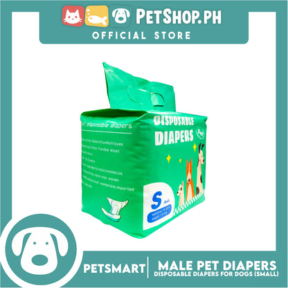 Disposable Pet Diapers for Male Dogs 1.5-4kg (Small)