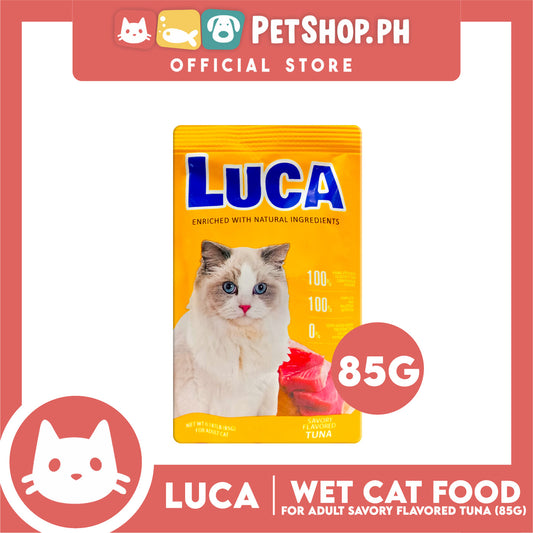 Luca Wet Cat Food (Savory Flavored Tuna) 95g for Adult Cats