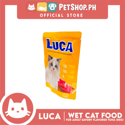 Luca Wet Cat Food (Savory Flavored Tuna) 95g for Adult Cats