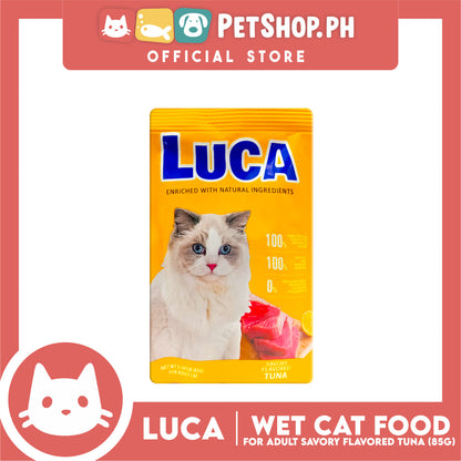 Luca Wet Cat Food (Savory Flavored Tuna) 95g for Adult Cats