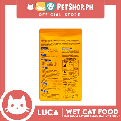 Luca Wet Cat Food (Savory Flavored Tuna) 95g for Adult Cats