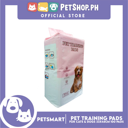 Pet Training Pads Pee Pads (100 Pads) 33 x 45 cm
