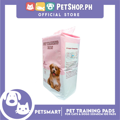 Pet Training Pads Pee Pads (100 Pads) 33 x 45 cm