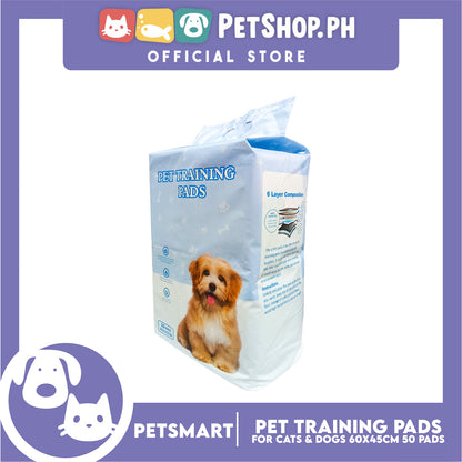 Pet Training Pads Pee Pads (50 Pads) 60 x 45 cm
