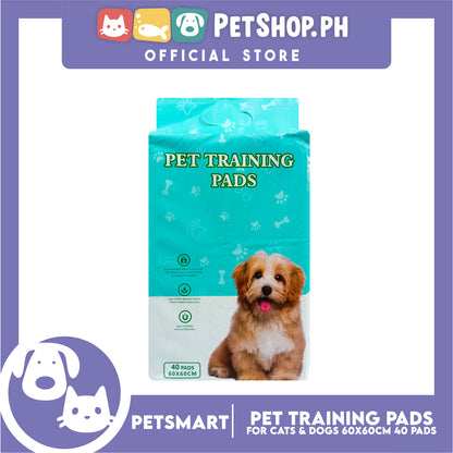 Pet Training Pads Pee Pads (40 Pads) 60 x 60 cm