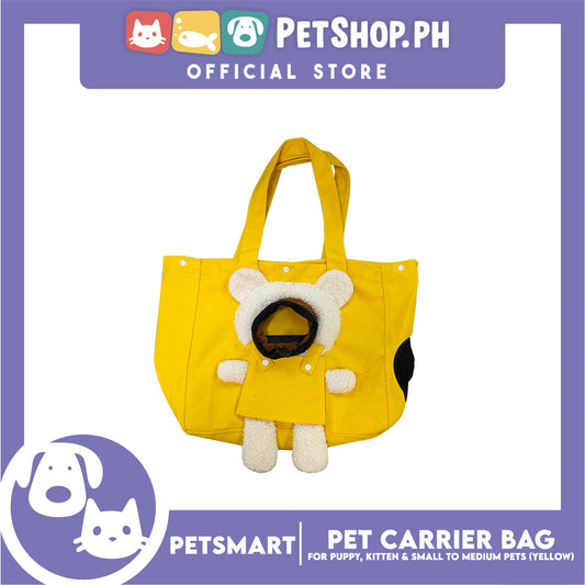 Pet Carrier Tote Bag Small Cat and  Dog Carrier Handbag  (Yellow)