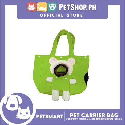 Pet Carrier Tote Bag Small Cat and  Dog Carrier Handbag  (Green)