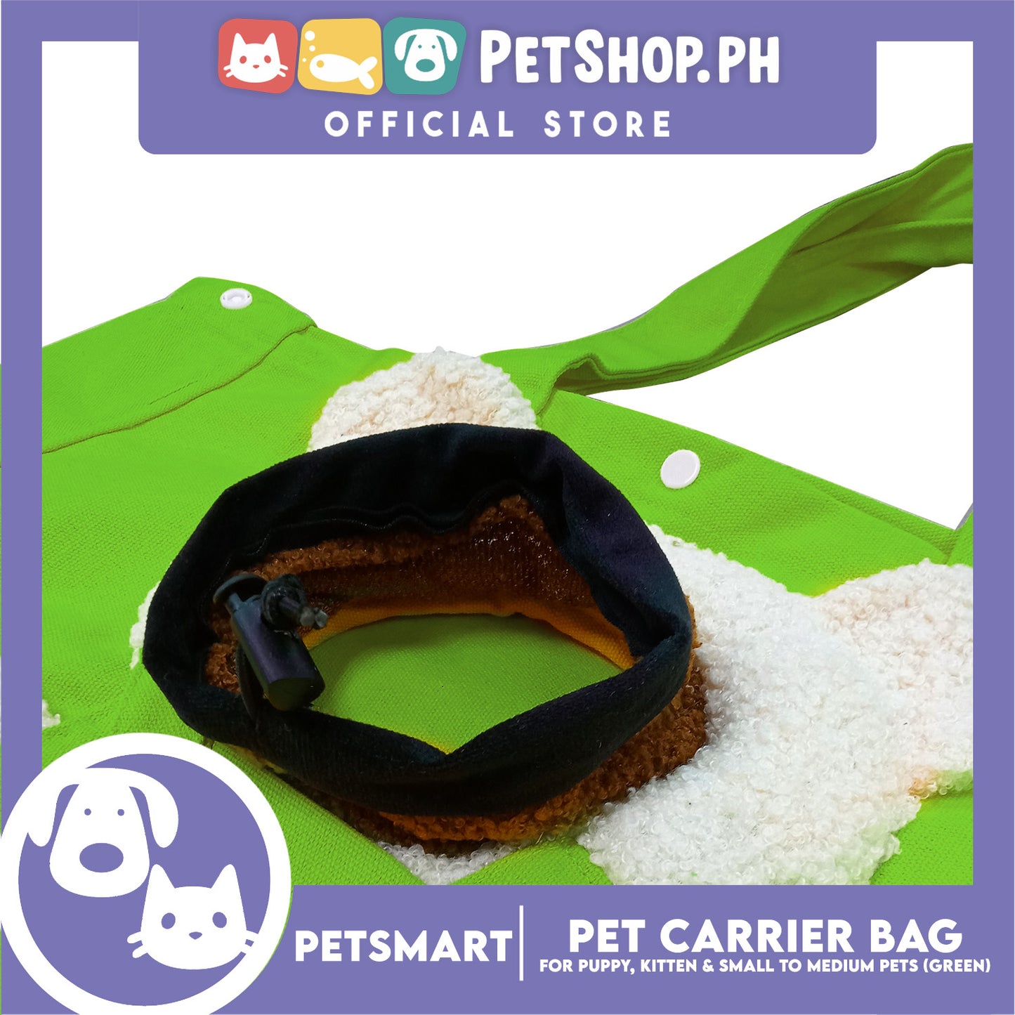 Pet Carrier Tote Bag Small Cat and  Dog Carrier Handbag  (Green)