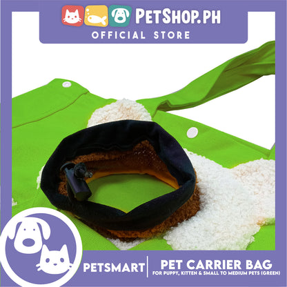 Pet Carrier Tote Bag Small Cat and  Dog Carrier Handbag  (Green)