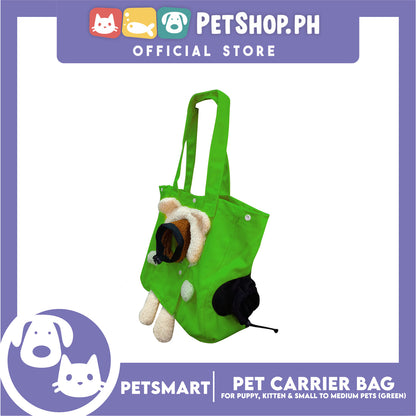 Pet Carrier Tote Bag Small Cat and  Dog Carrier Handbag  (Green)